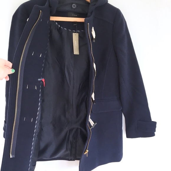 J. Crew 2007 Italian Stadium-cloth Wool Coat - Picture 5 of 9